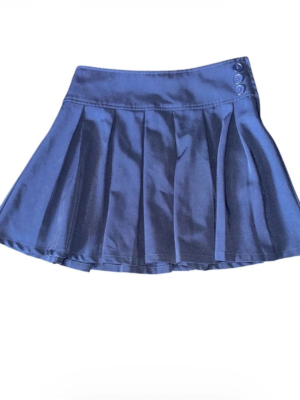 Classic Navy Pleated Skirt. Kids size 12